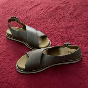 Keen Leather Cross Sandal